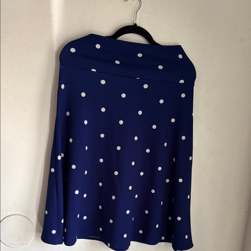 LuLaRoe Blue Midi A-Line Skirt